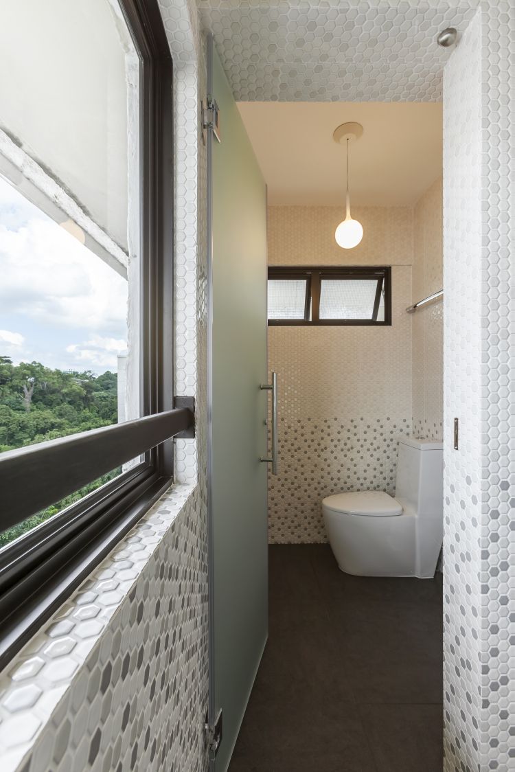 Eclectic, Industrial, Modern Design - Bathroom - HDB 4 Room - Design by Meter Cube Interiors Pte Ltd