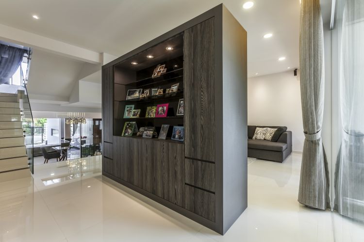 Contemporary, Minimalist, Modern Design - Living Room - Landed House - Design by Meter Cube Interiors Pte Ltd