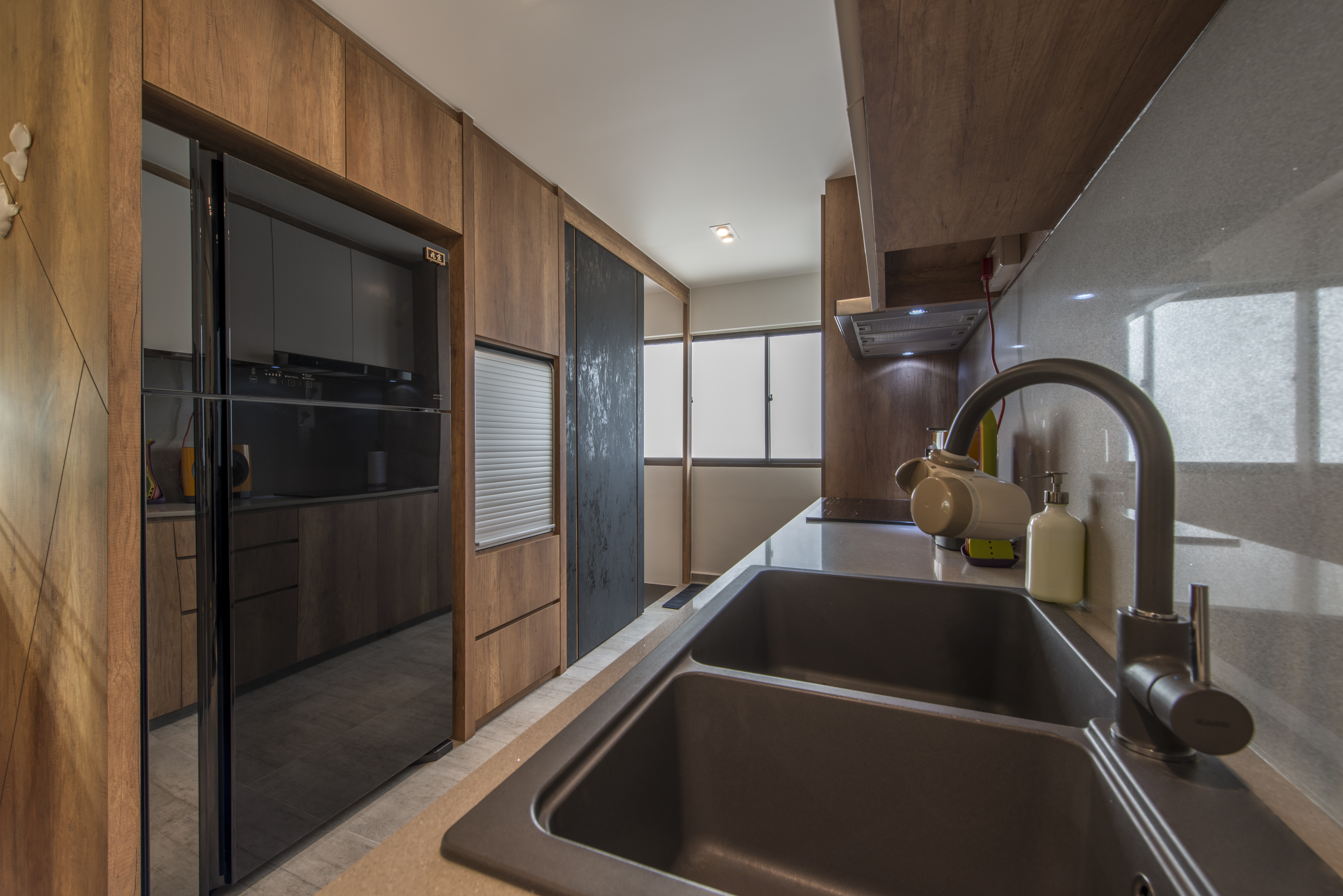 Contemporary Design - Kitchen - HDB 4 Room - Design by Meter Square Pte Ltd