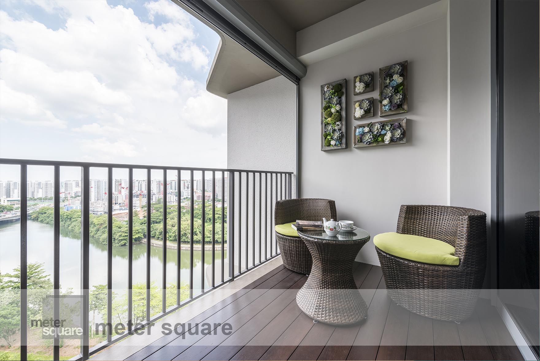 Contemporary, Modern Design - Balcony - Condominium - Design by Meter Square Pte Ltd