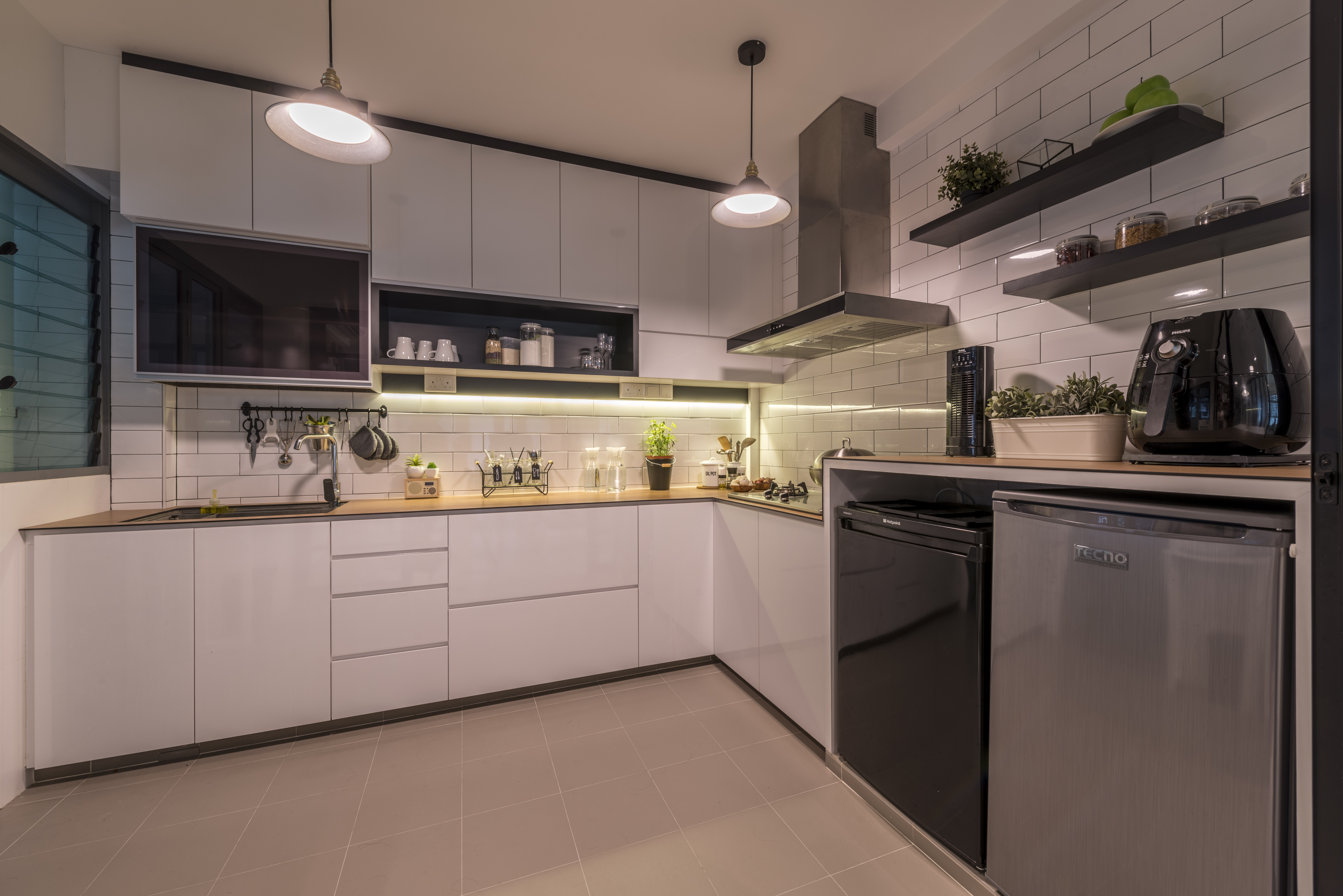 Minimalist, Scandinavian Design - Kitchen - HDB 4 Room - Design by Meter Square Pte Ltd