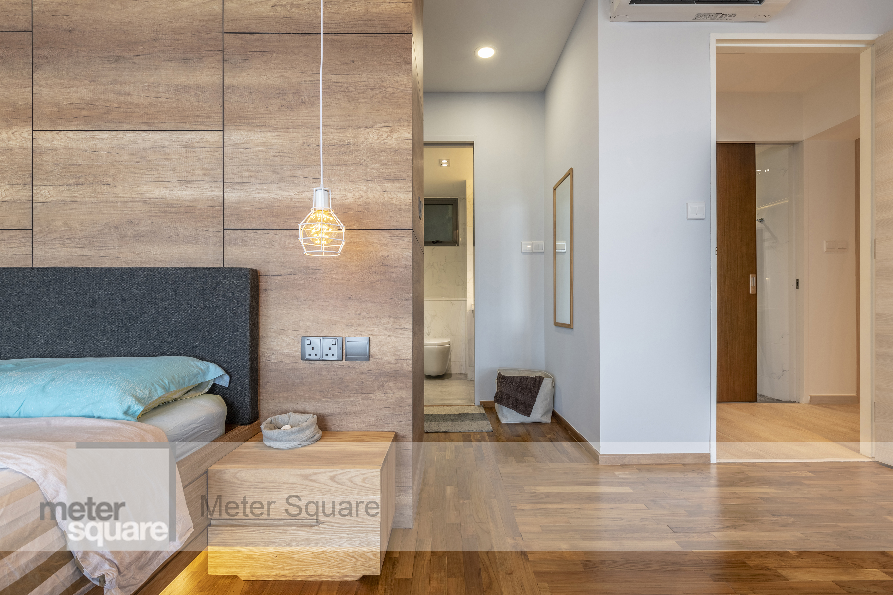 Modern, Scandinavian Design - Bedroom - HDB 4 Room - Design by Meter Square Pte Ltd
