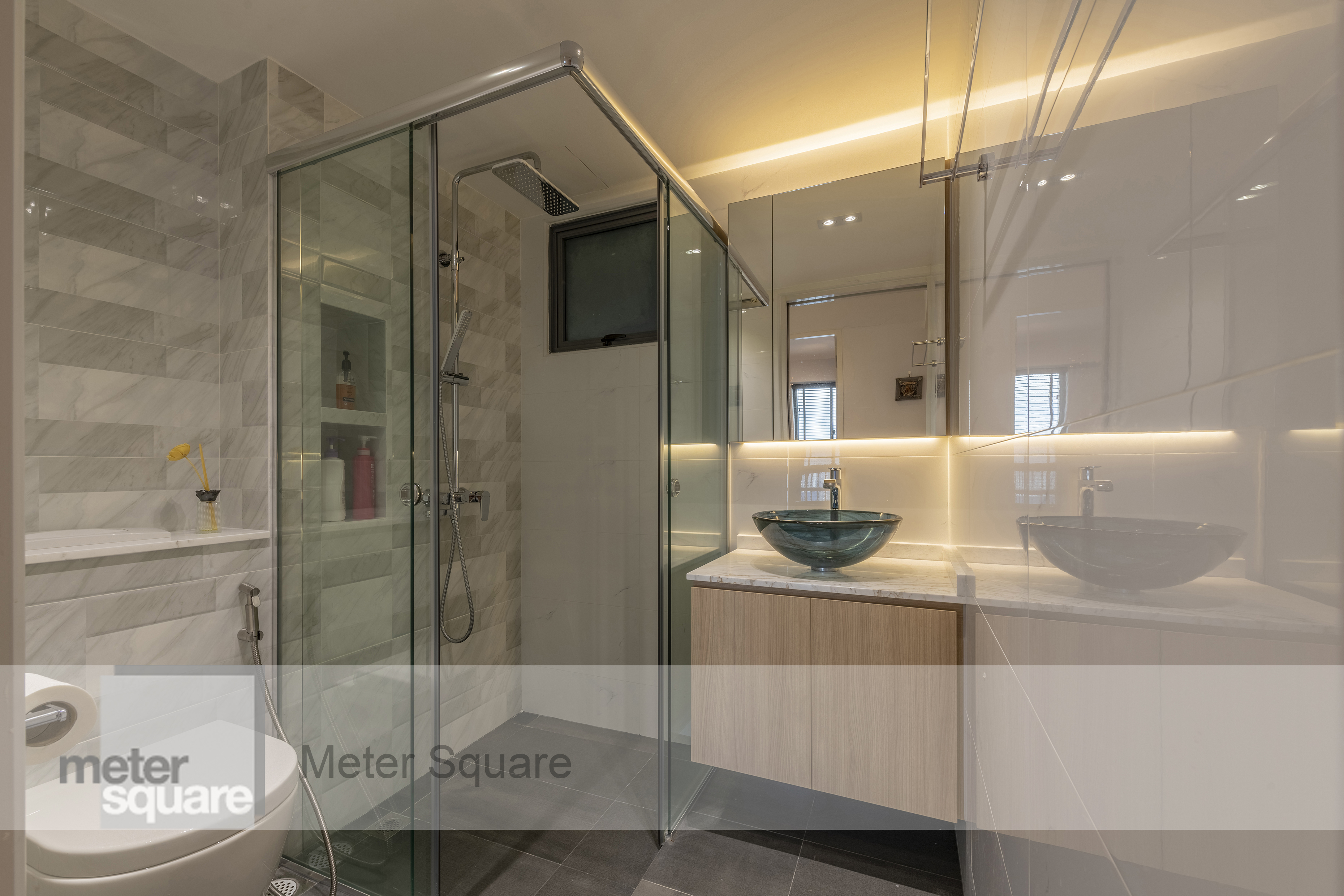 Modern, Scandinavian Design - Bathroom - HDB 4 Room - Design by Meter Square Pte Ltd
