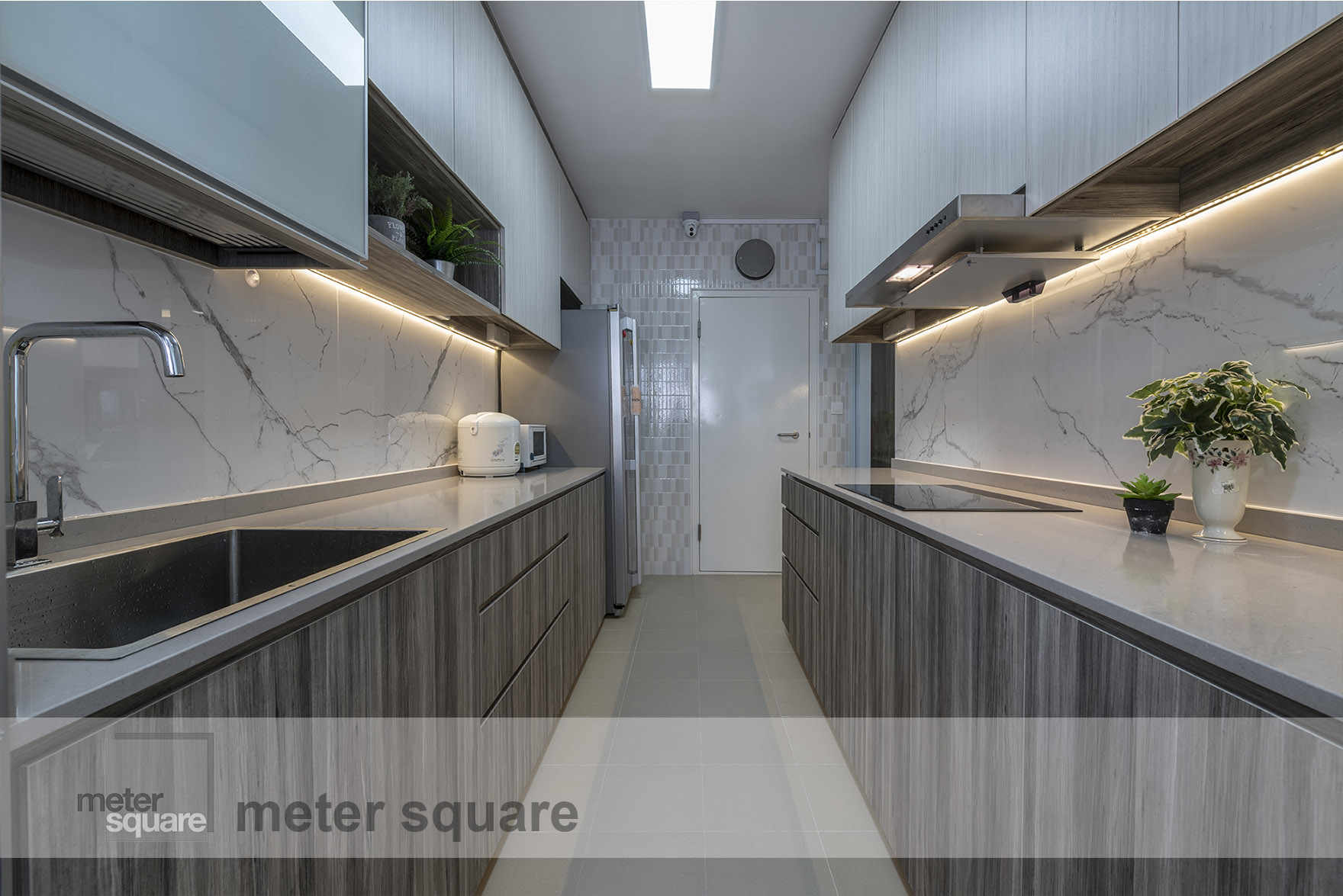 Contemporary, Minimalist Design - Kitchen - HDB 5 Room - Design by Meter Square Pte Ltd