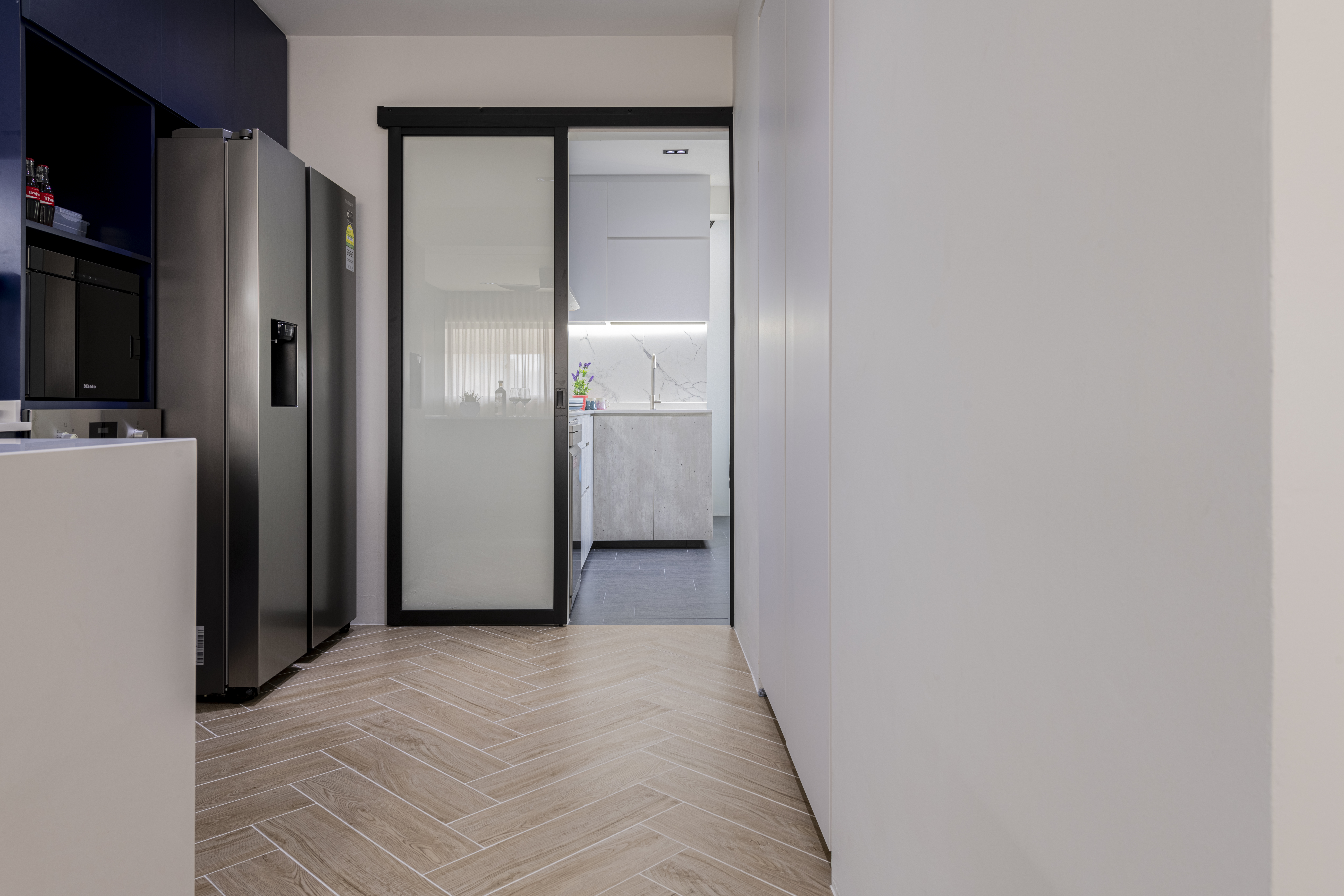 Contemporary, Modern Design - Kitchen - HDB 3 Room - Design by Meter Square Pte Ltd