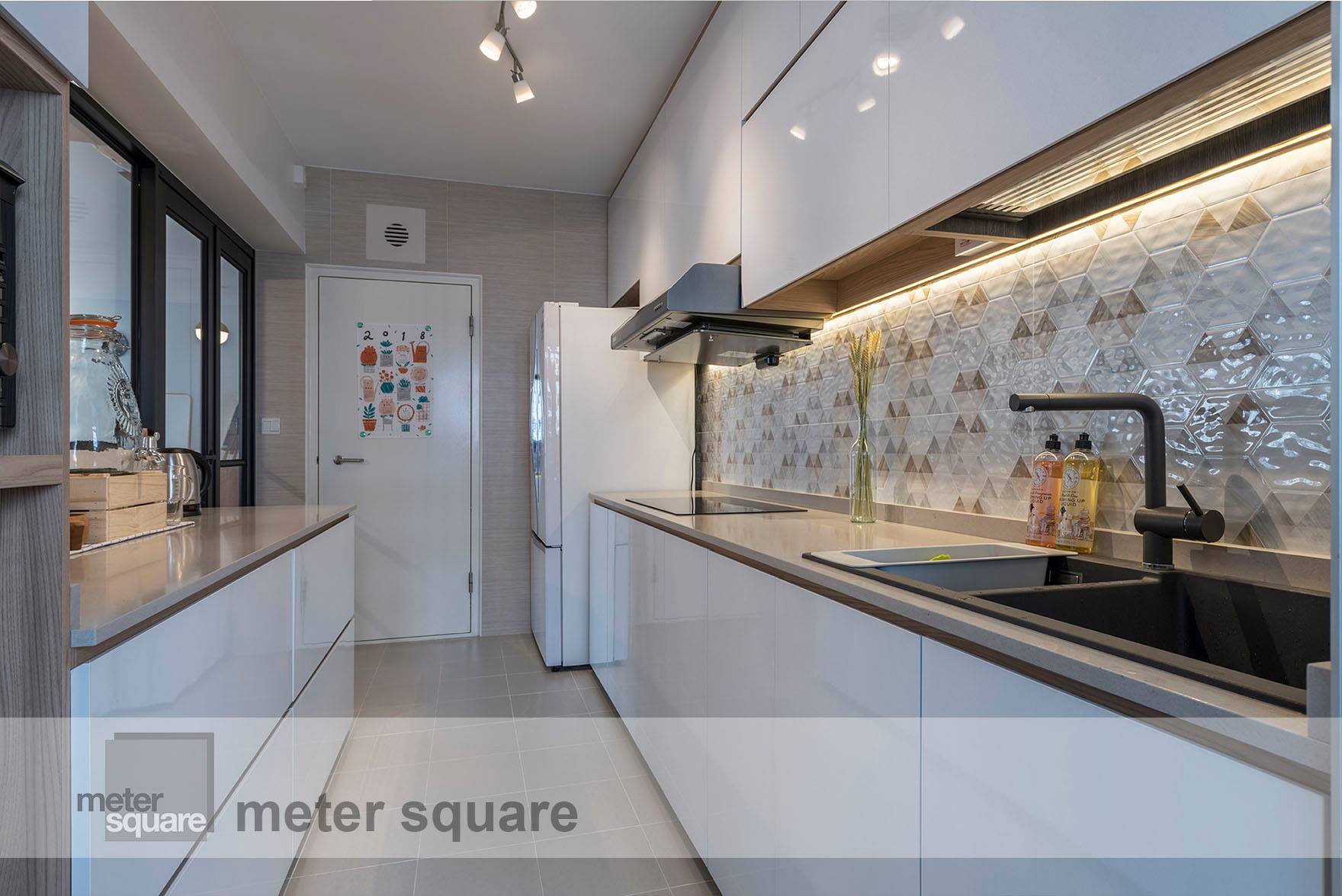 Minimalist, Scandinavian Design - Kitchen - HDB 5 Room - Design by Meter Square Pte Ltd