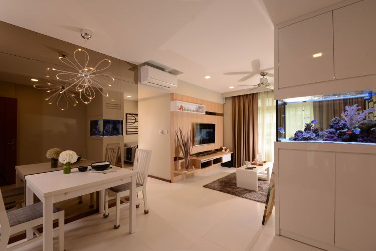 Contemporary, Modern Design - Dining Room - Condominium - Design by Meter Square Pte Ltd