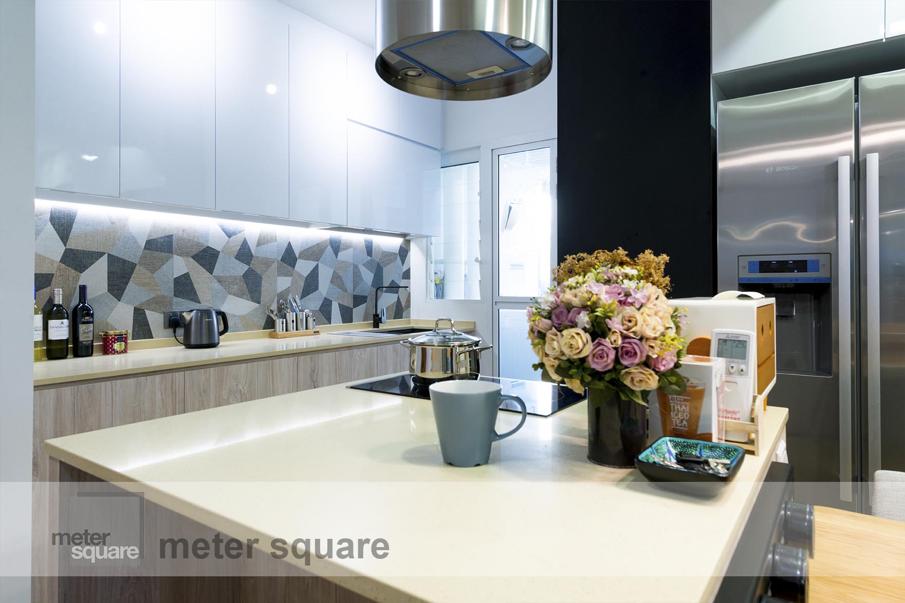 Scandinavian Design - Kitchen - HDB 4 Room - Design by Meter Square Pte Ltd