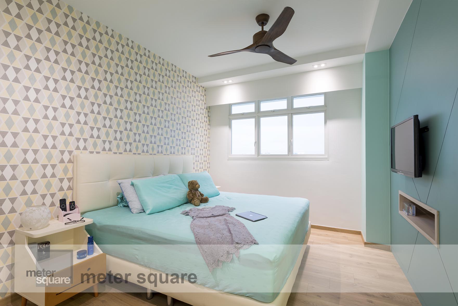 Scandinavian Design - Bedroom - HDB 4 Room - Design by Meter Square Pte Ltd