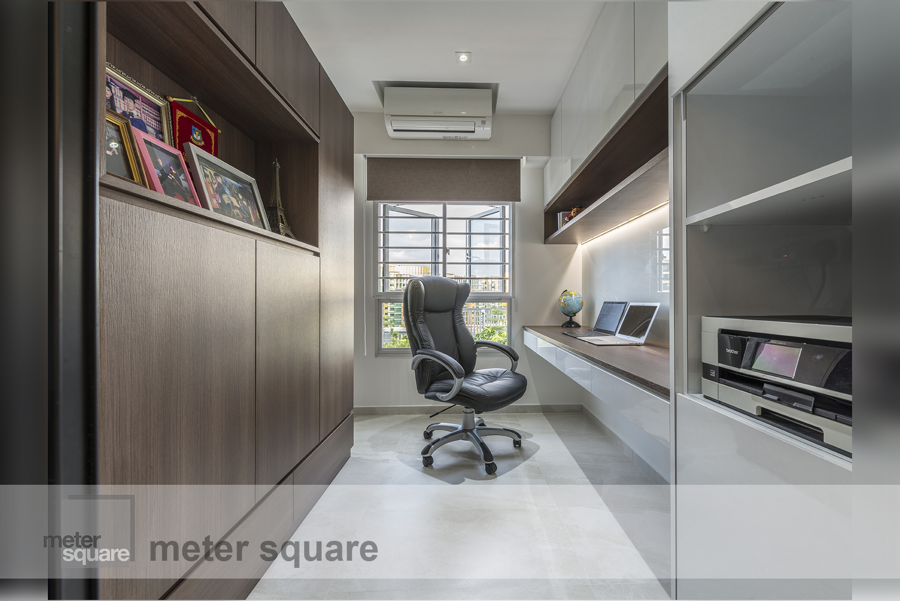 Contemporary, Minimalist, Modern Design - Study Room - HDB 5 Room - Design by Meter Square Pte Ltd