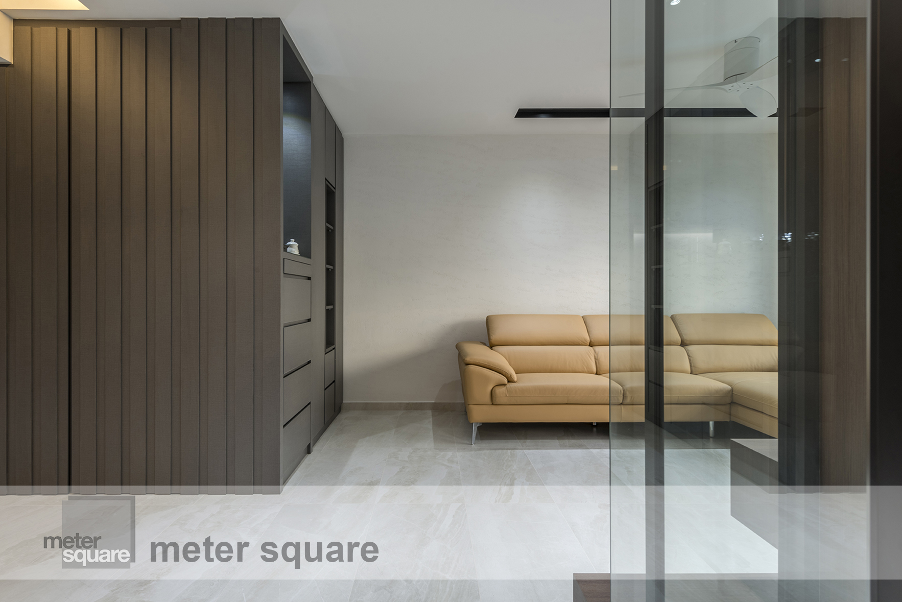 Contemporary, Minimalist, Modern Design - Living Room - HDB 5 Room - Design by Meter Square Pte Ltd