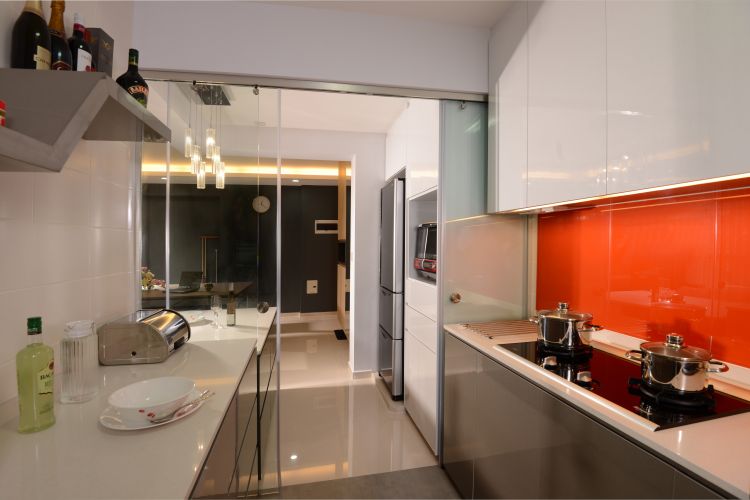 Contemporary, Modern Design - Kitchen - HDB 5 Room - Design by Meter Square Pte Ltd