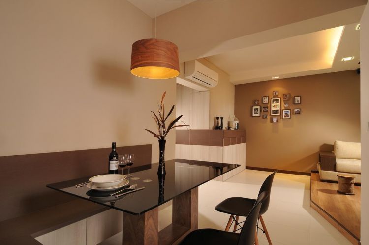 Contemporary, Resort, Tropical Design - Dining Room - HDB 5 Room - Design by Meter Square Pte Ltd