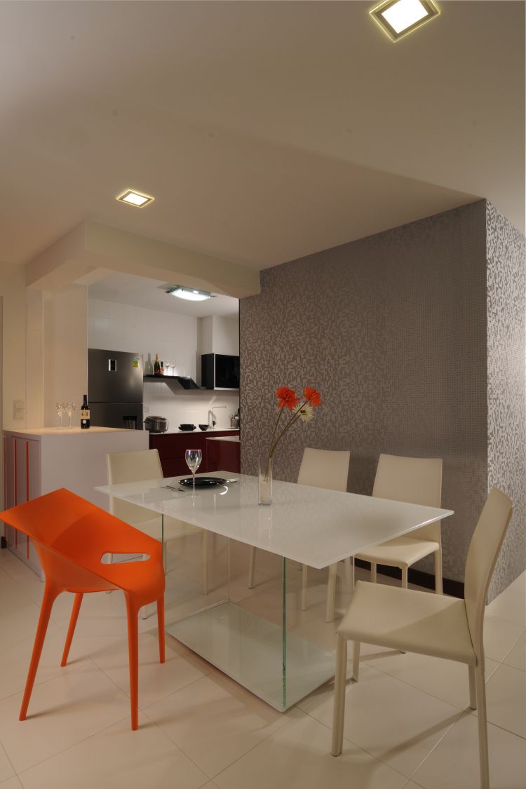 Modern, Retro Design - Dining Room - HDB 5 Room - Design by Meter Square Pte Ltd