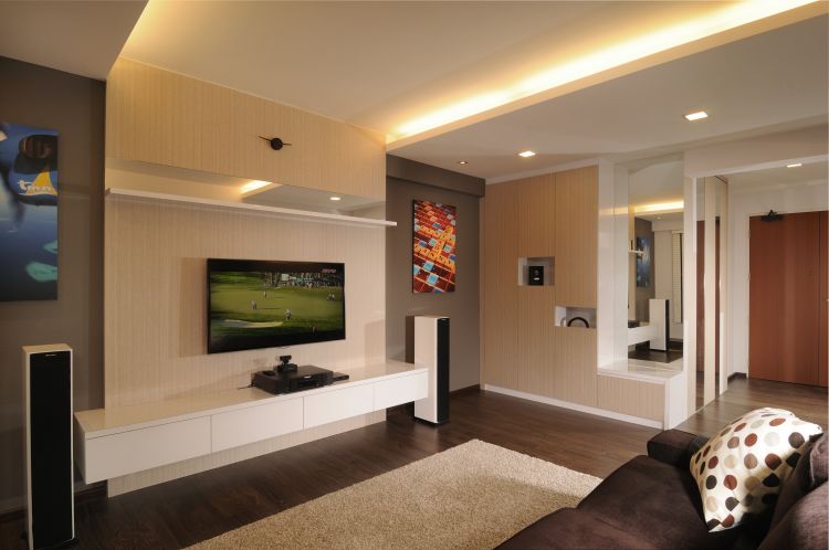 Contemporary, Minimalist, Scandinavian Design - Living Room - HDB 5 Room - Design by Meter Square Pte Ltd