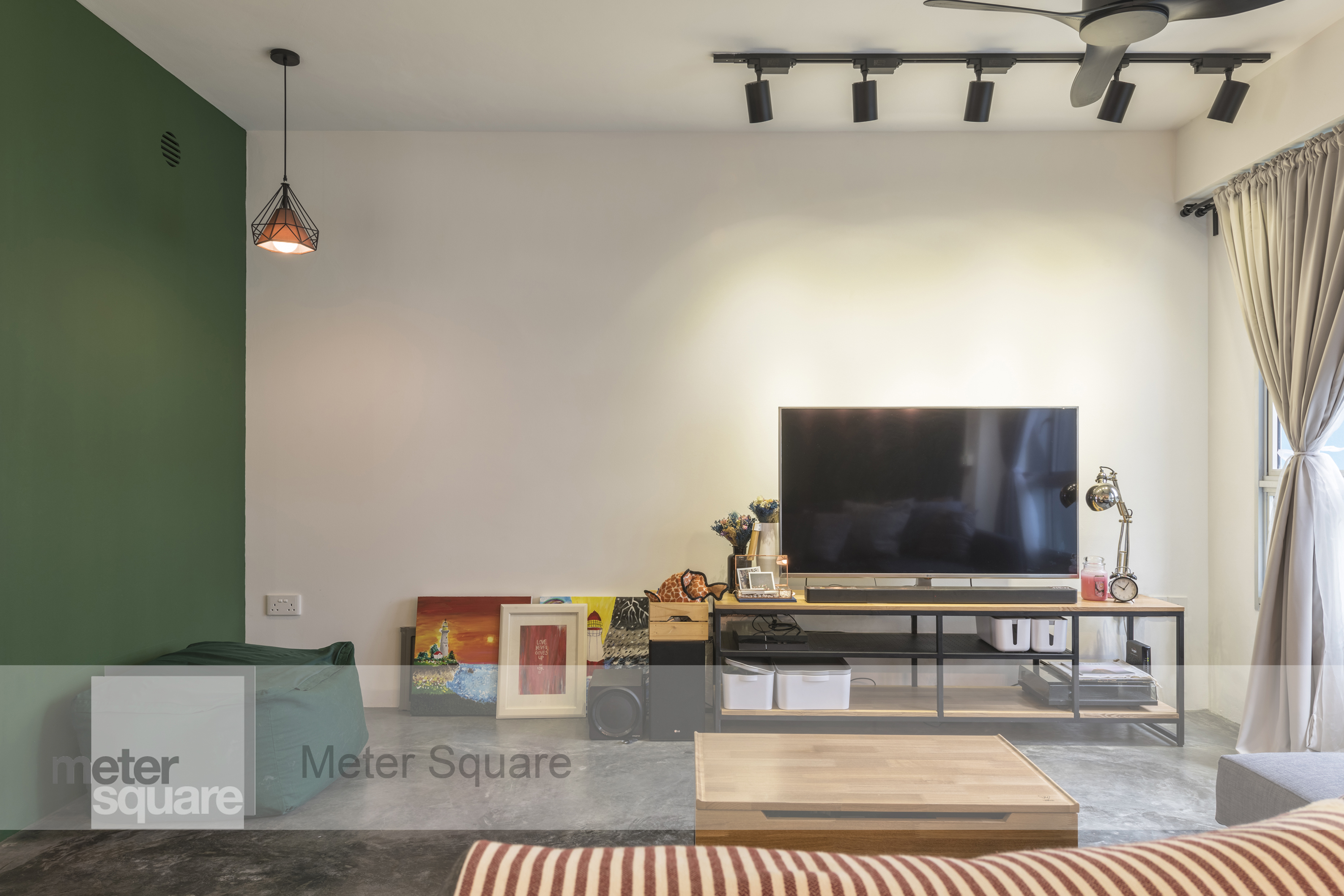 Modern, Vintage Design - Living Room - HDB 3 Room - Design by Meter Square Pte Ltd