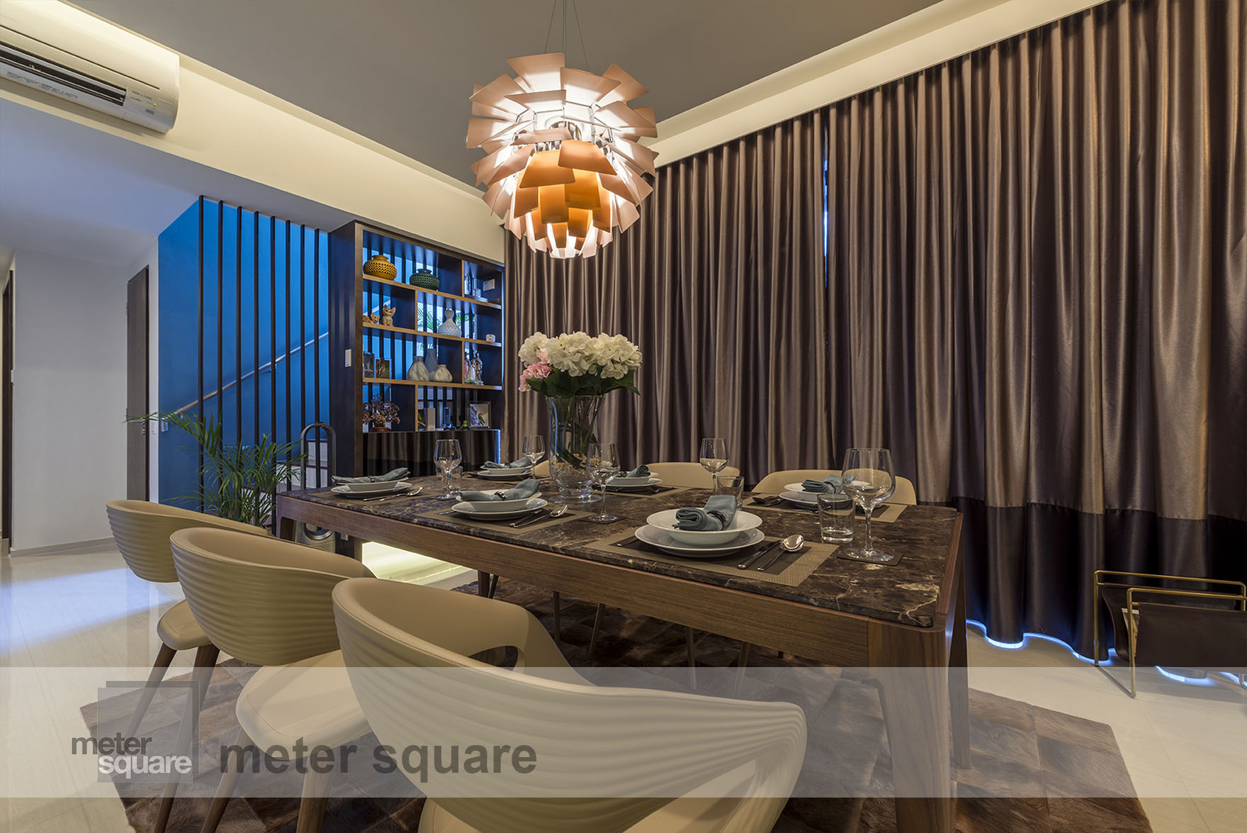 Classical, Contemporary Design - Dining Room - Condominium - Design by Meter Square Pte Ltd