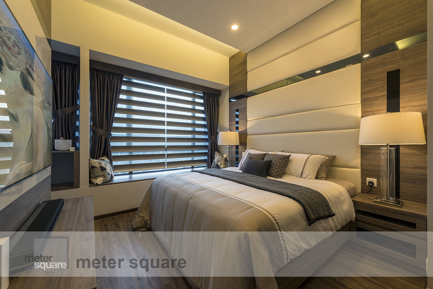 Classical, Contemporary Design - Bedroom - Condominium - Design by Meter Square Pte Ltd