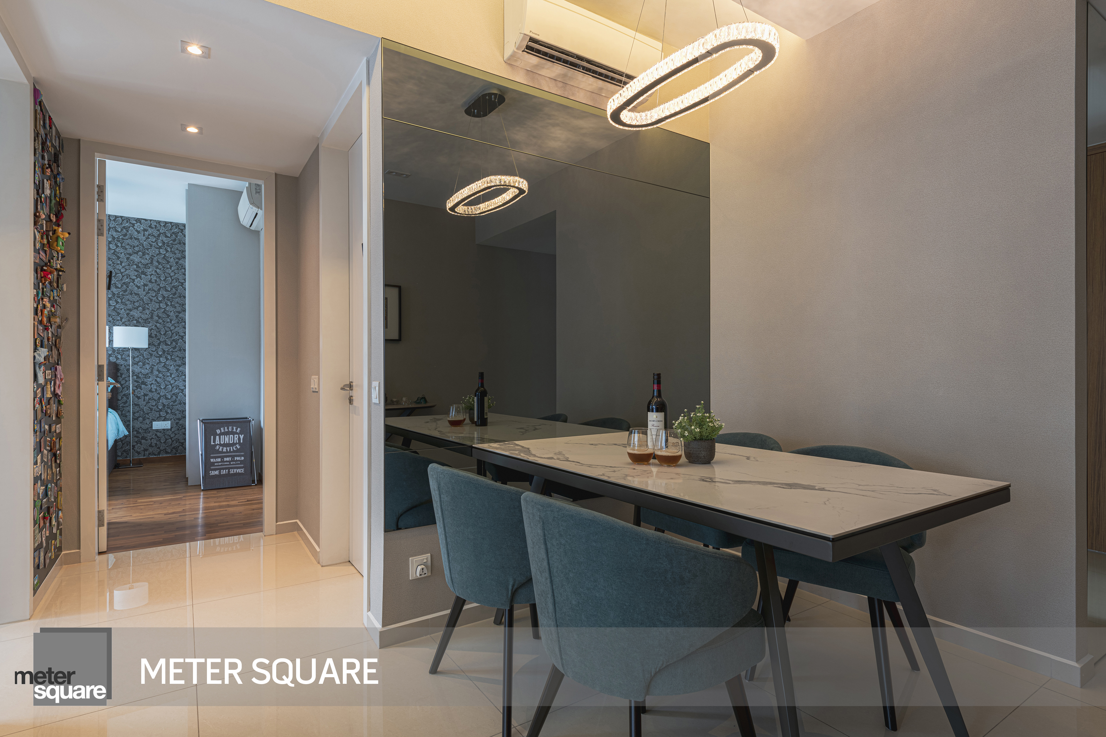 Modern, Oriental Design - Dining Room - Condominium - Design by Meter Square Pte Ltd