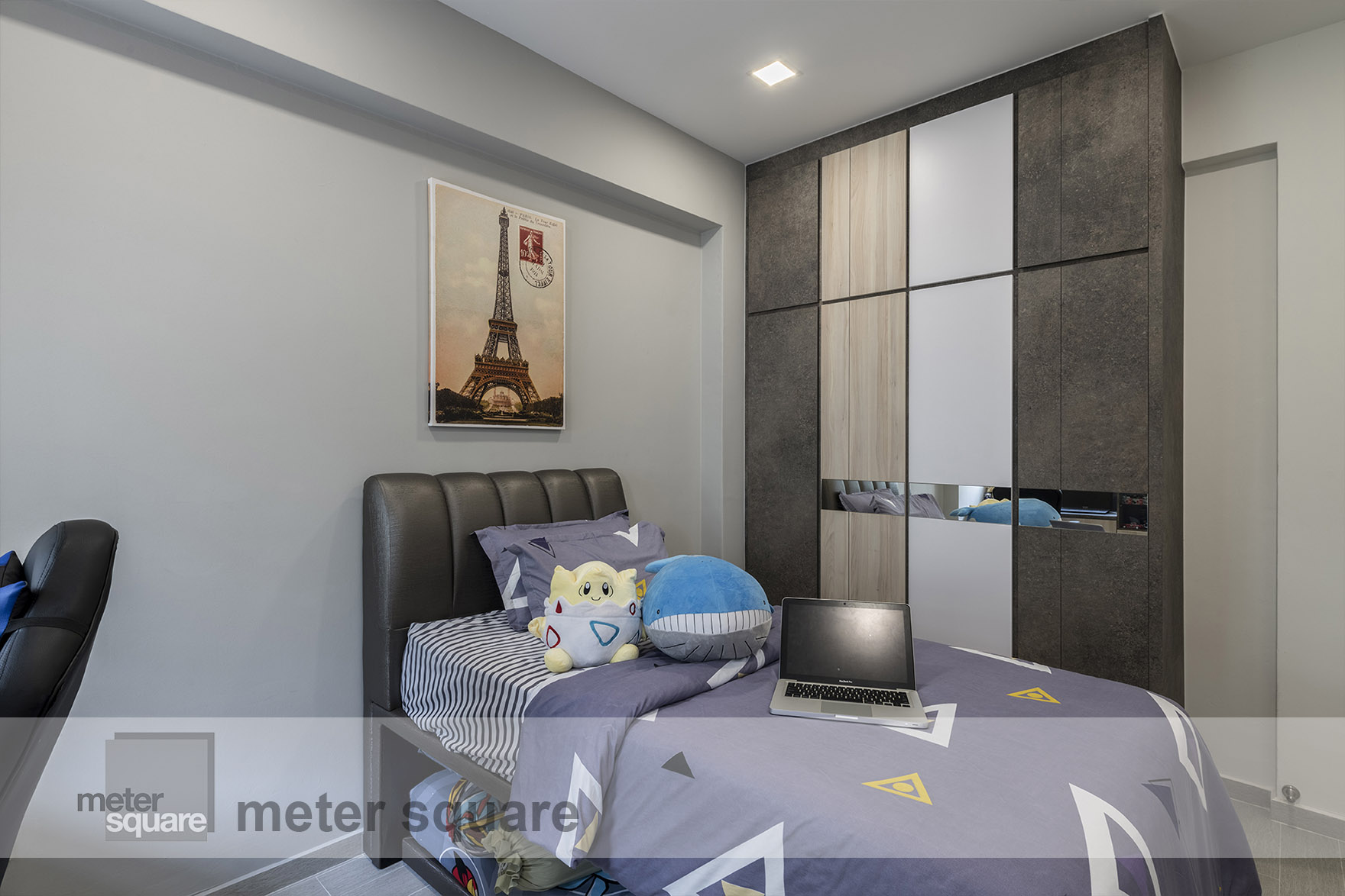 Contemporary, Modern Design - Bedroom - Condominium - Design by Meter Square Pte Ltd