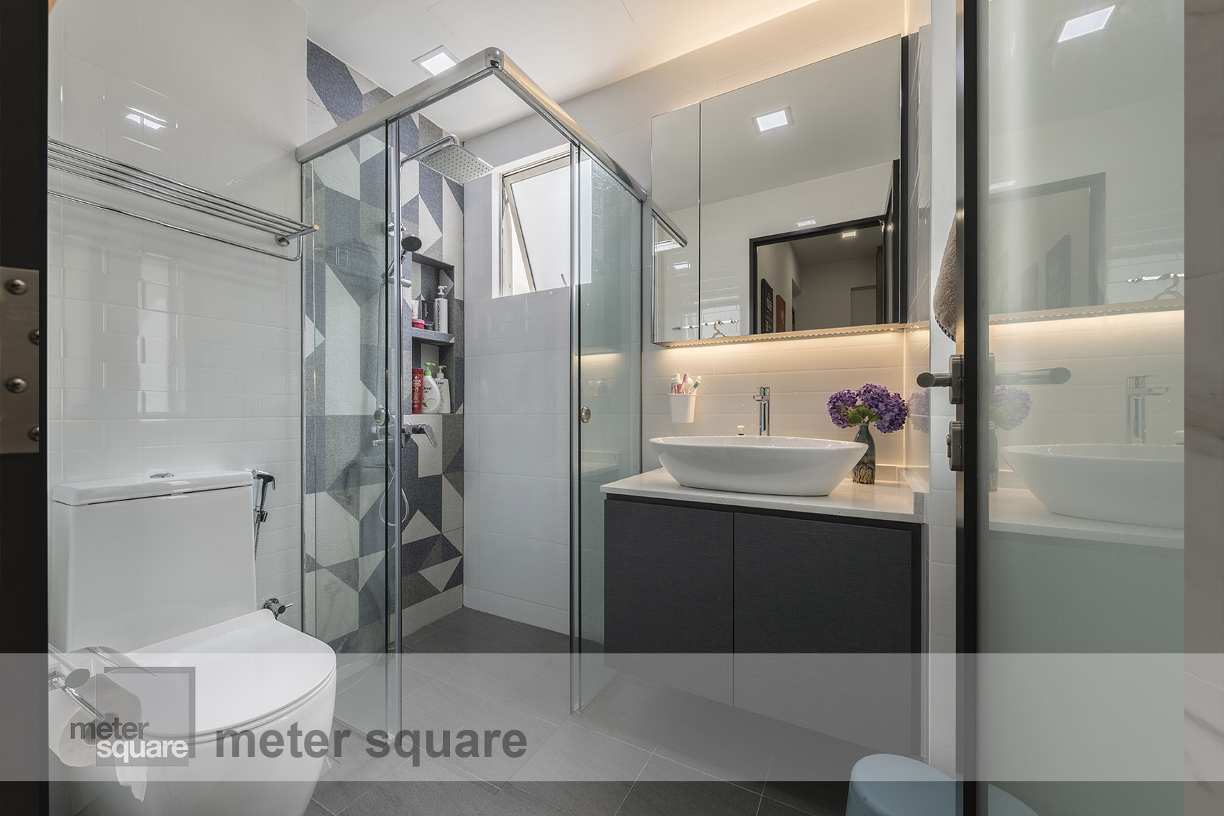 Contemporary, Modern Design - Bathroom - Condominium - Design by Meter Square Pte Ltd