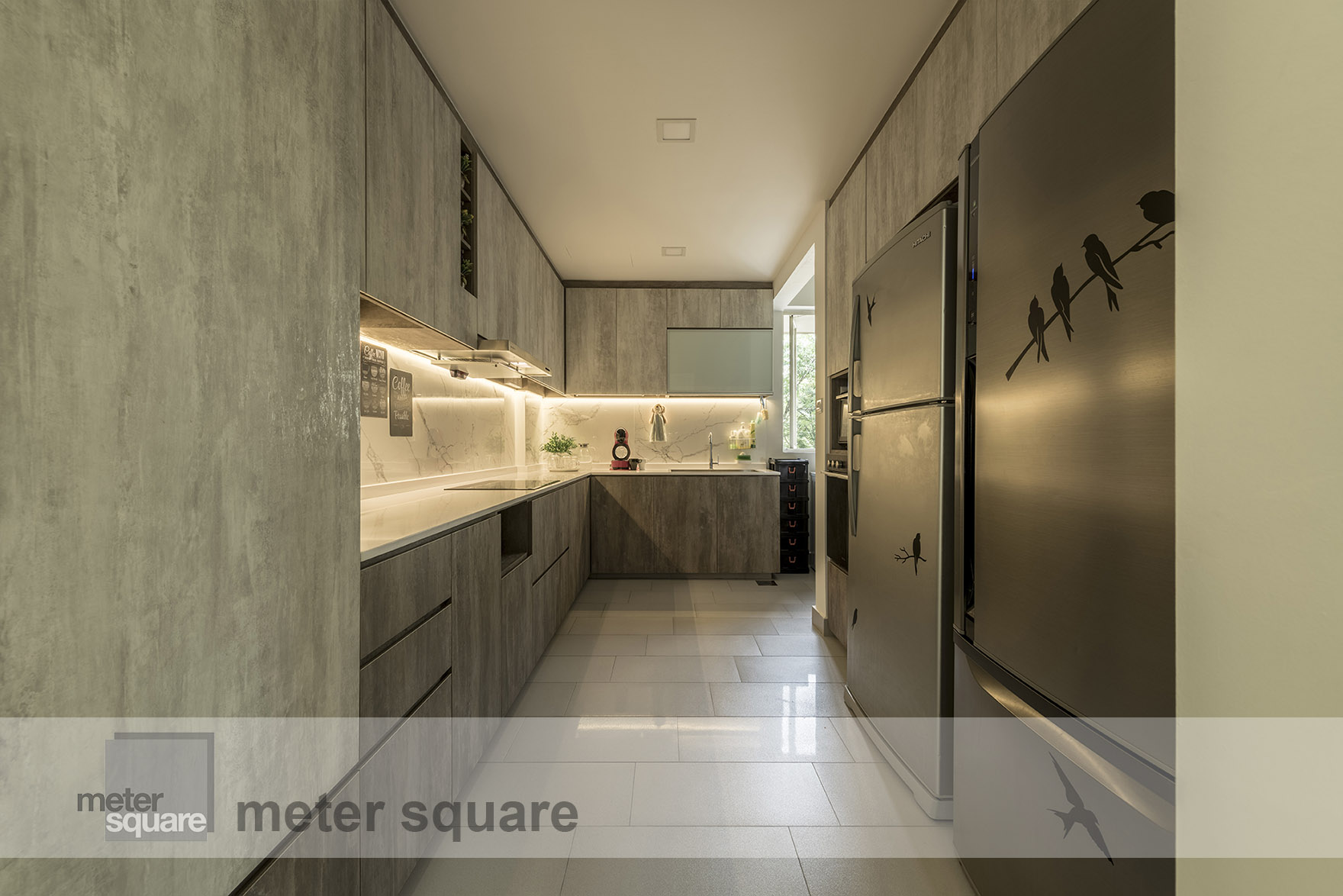 Contemporary, Modern Design - Kitchen - Condominium - Design by Meter Square Pte Ltd