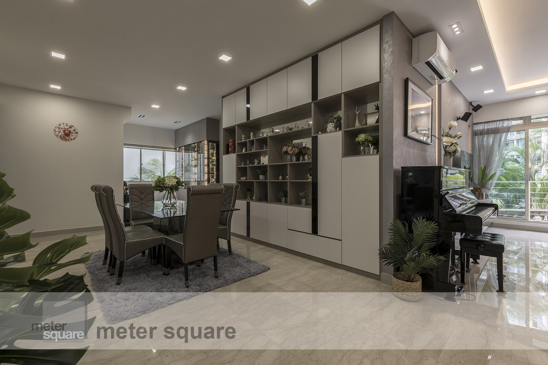 Contemporary, Modern Design - Dining Room - Condominium - Design by Meter Square Pte Ltd