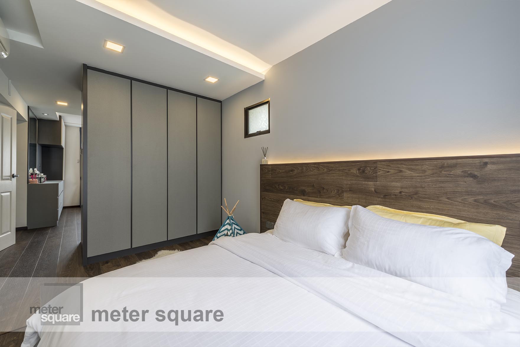 Contemporary Design - Bedroom - HDB 5 Room - Design by Meter Square Pte Ltd