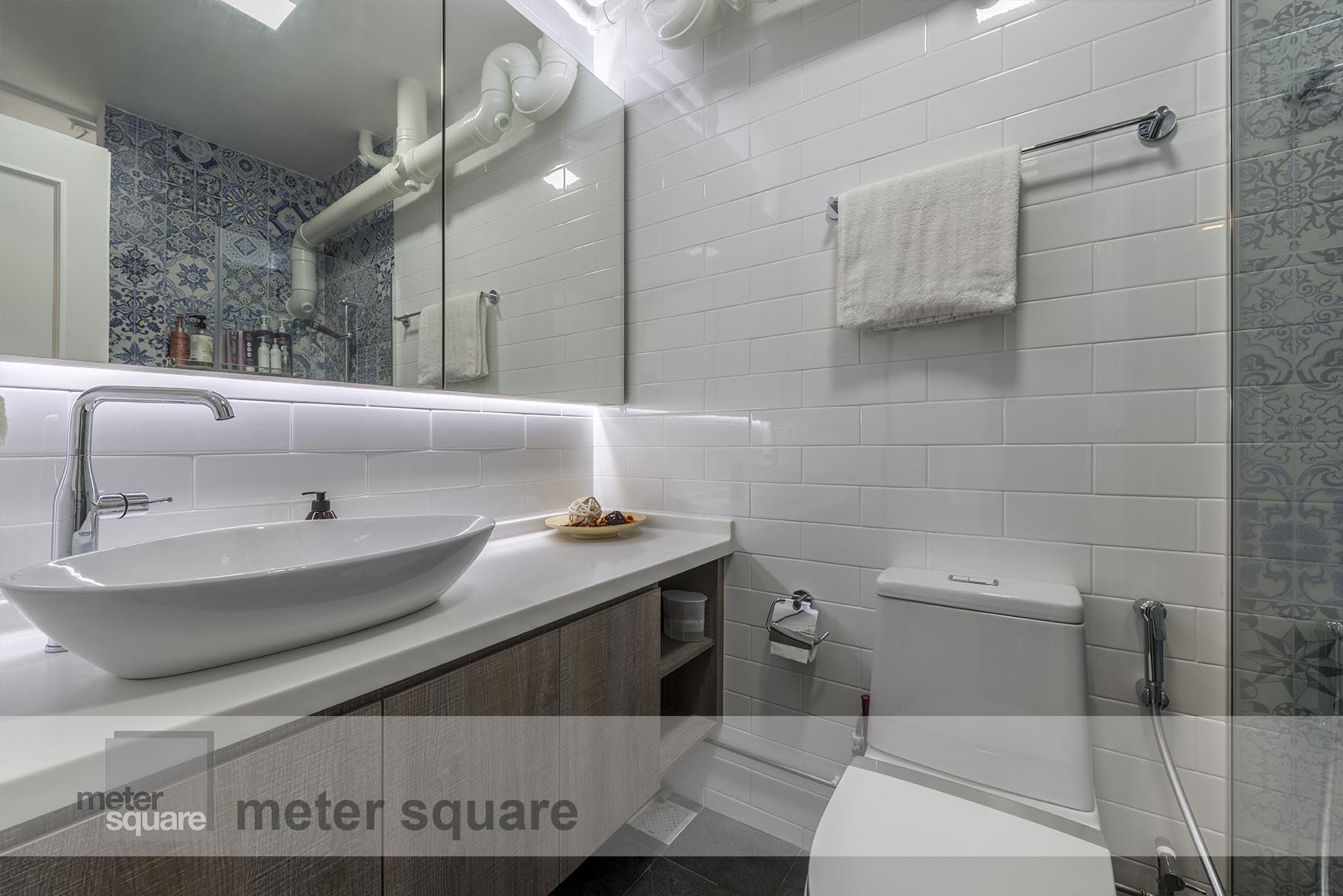 Contemporary Design - Bathroom - HDB 5 Room - Design by Meter Square Pte Ltd