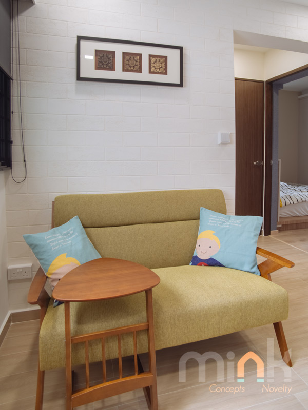 Resort, Scandinavian Design - Living Room - HDB 4 Room - Design by MINK DESIGN PTE LTD