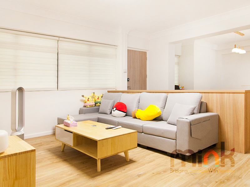 Industrial, Others Design - Living Room - HDB 4 Room - Design by MINK DESIGN PTE LTD