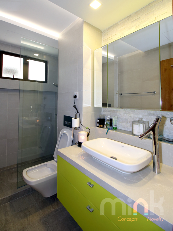 Minimalist, Modern Design - Bathroom - Condominium - Design by MINK DESIGN PTE LTD