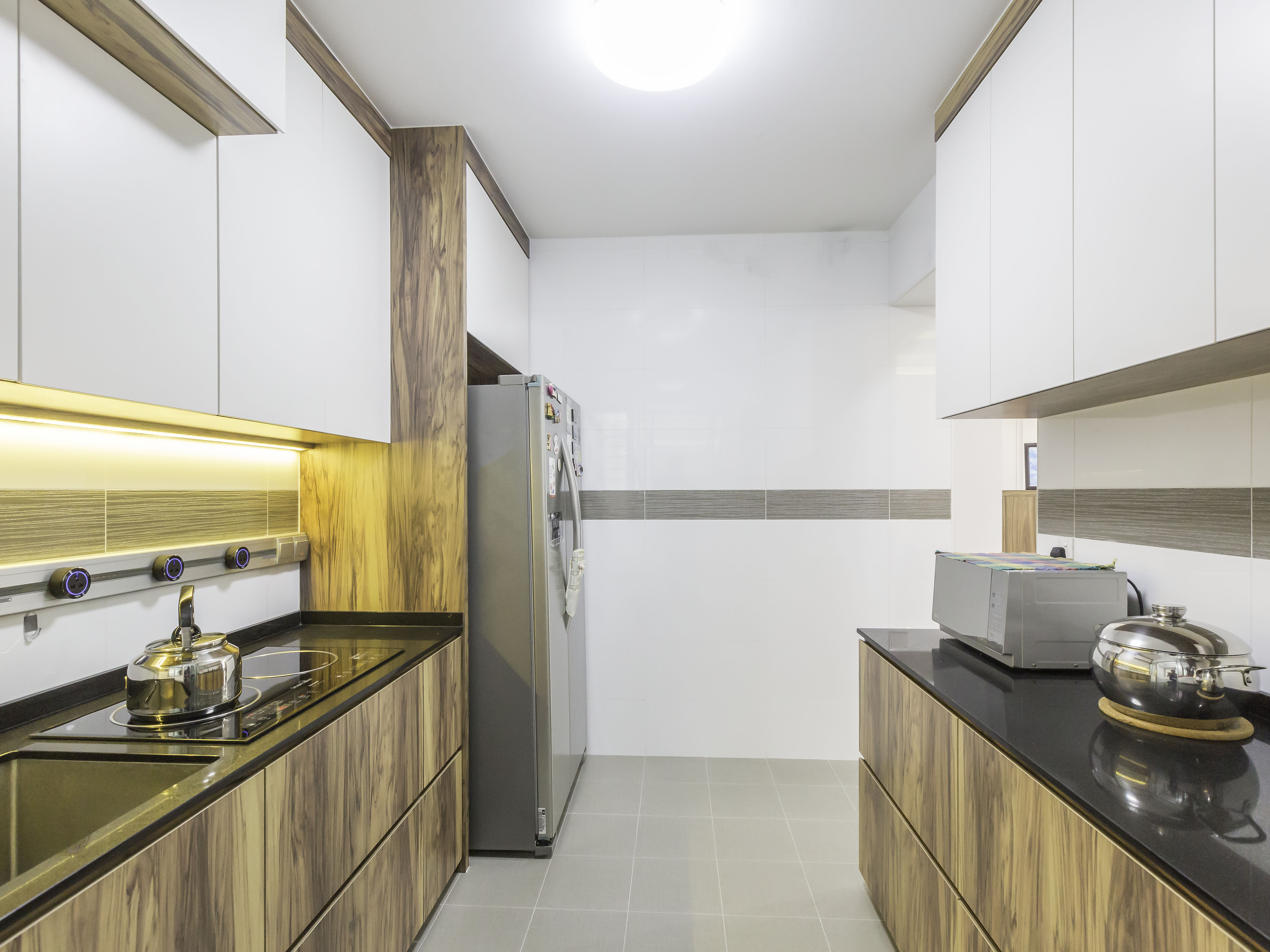 Scandinavian Design - Kitchen - HDB 4 Room - Design by MJS Interior Pte Ltd