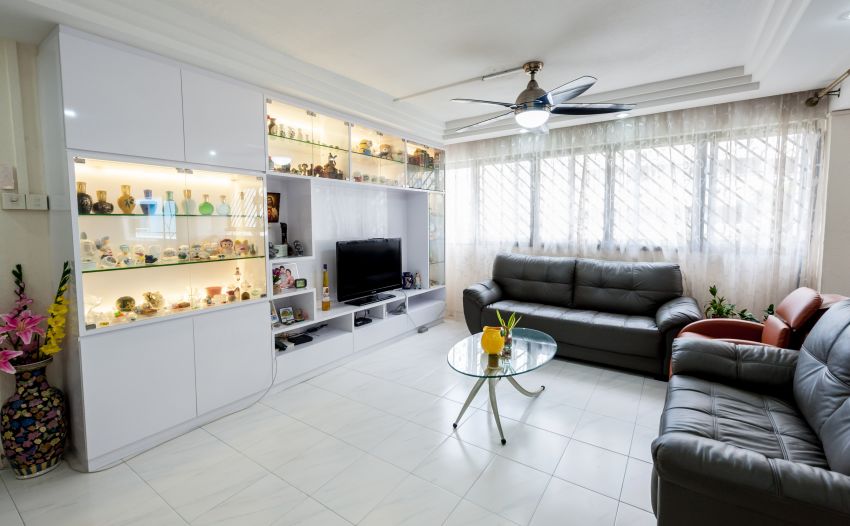 Contemporary, Modern Design - Living Room - HDB 5 Room - Design by MJS Interior Pte Ltd