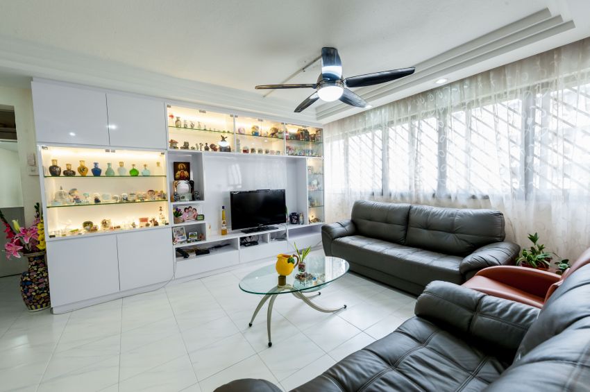 Contemporary, Modern Design - Living Room - HDB 5 Room - Design by MJS Interior Pte Ltd