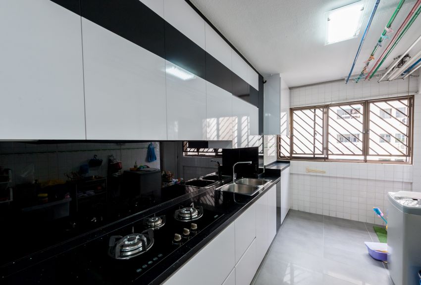 Contemporary, Modern Design - Kitchen - HDB 5 Room - Design by MJS Interior Pte Ltd