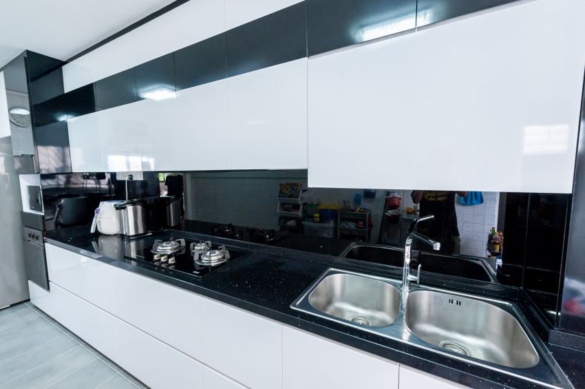 Contemporary, Modern Design - Kitchen - HDB 5 Room - Design by MJS Interior Pte Ltd