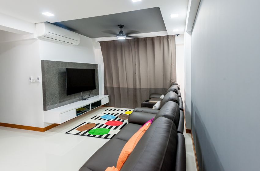 Contemporary, Modern Design - Living Room - HDB 4 Room - Design by MJS Interior Pte Ltd