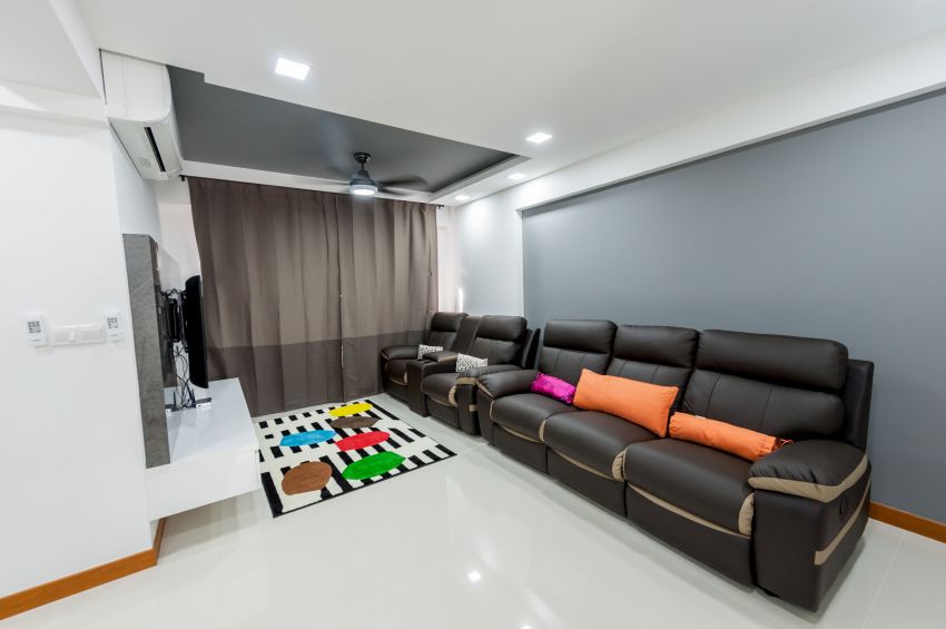 Contemporary, Modern Design - Living Room - HDB 4 Room - Design by MJS Interior Pte Ltd