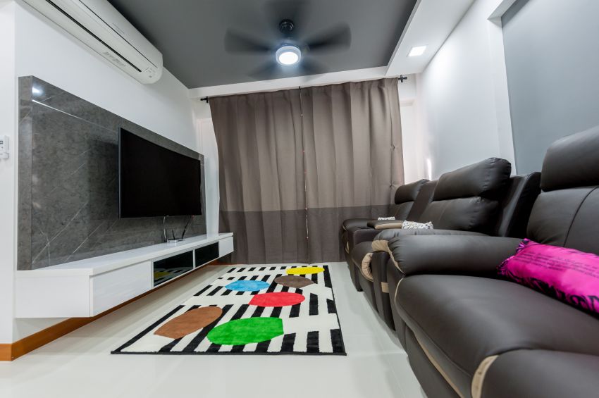 Contemporary, Modern Design - Living Room - HDB 4 Room - Design by MJS Interior Pte Ltd