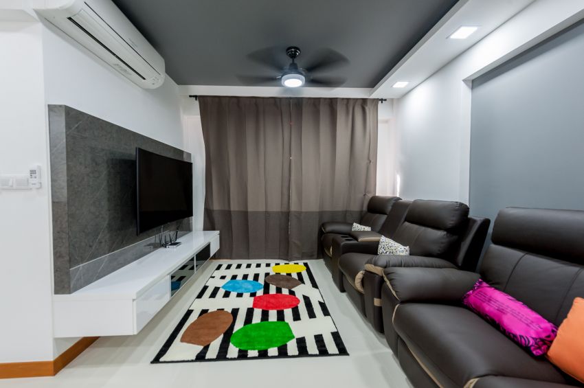 Contemporary, Modern Design - Living Room - HDB 4 Room - Design by MJS Interior Pte Ltd