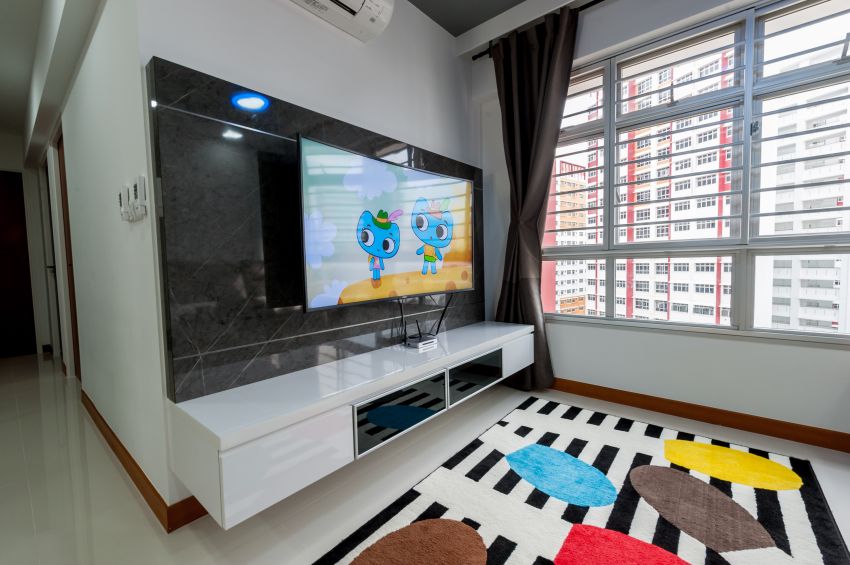 Contemporary, Modern Design - Living Room - HDB 4 Room - Design by MJS Interior Pte Ltd