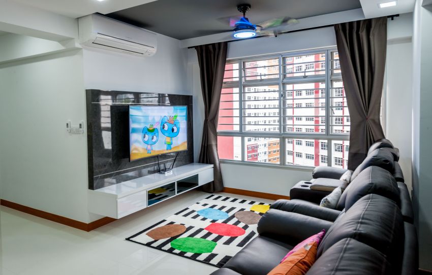 Contemporary, Modern Design - Living Room - HDB 4 Room - Design by MJS Interior Pte Ltd