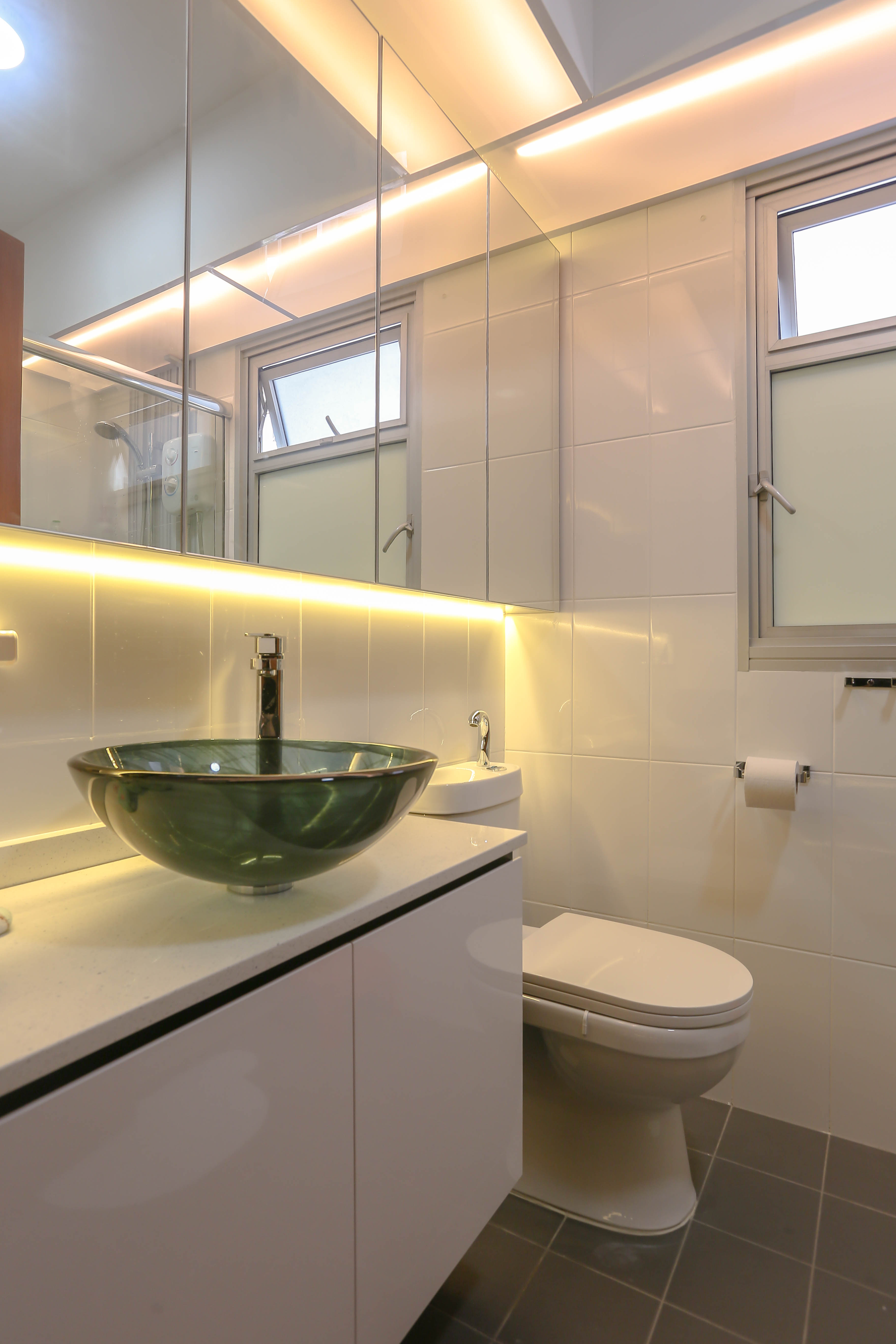 Modern, Resort Design - Bathroom - HDB 5 Room - Design by MJS Interior Pte Ltd