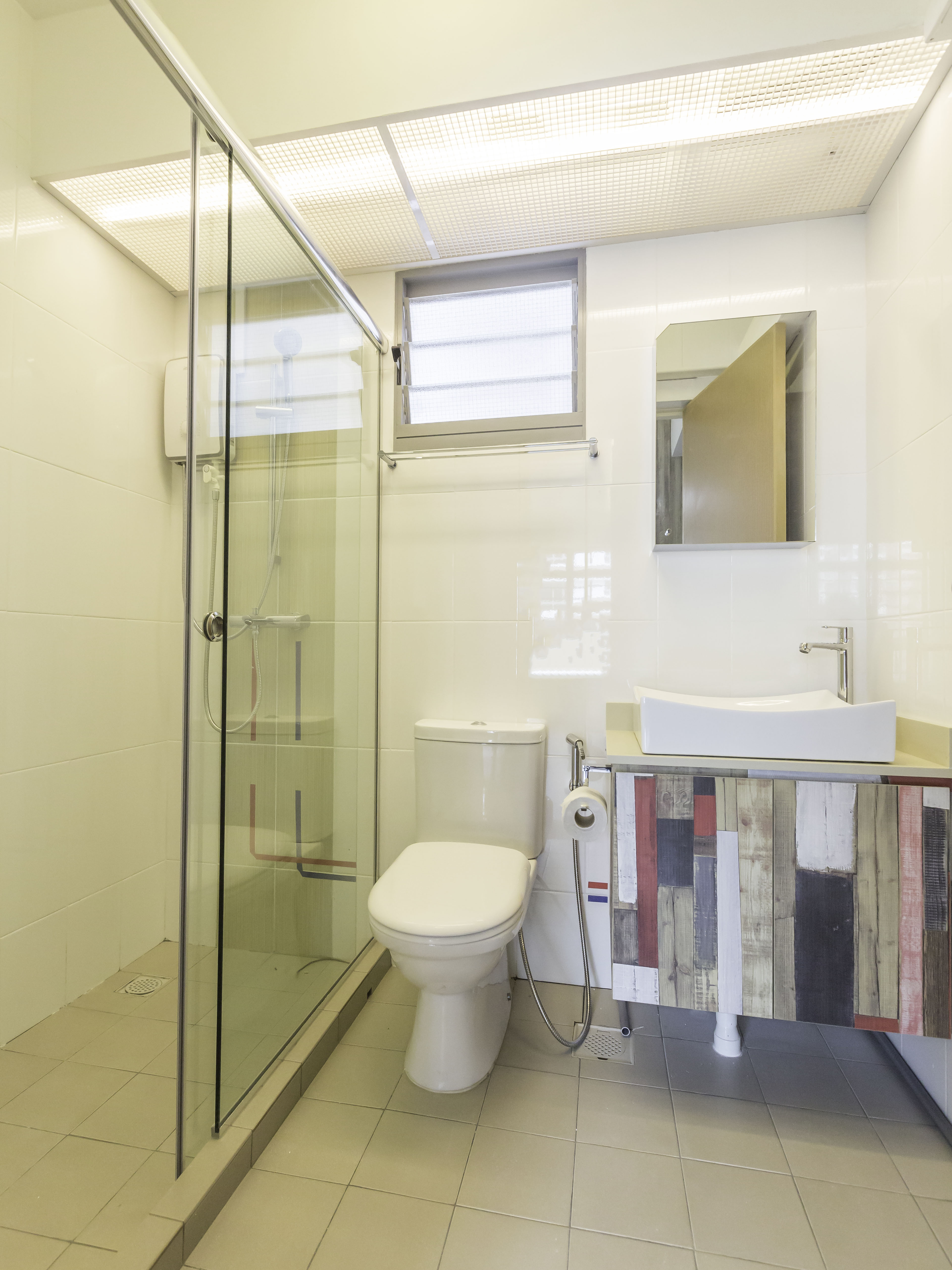 Modern Design - Bathroom - HDB 4 Room - Design by MJS Interior Pte Ltd