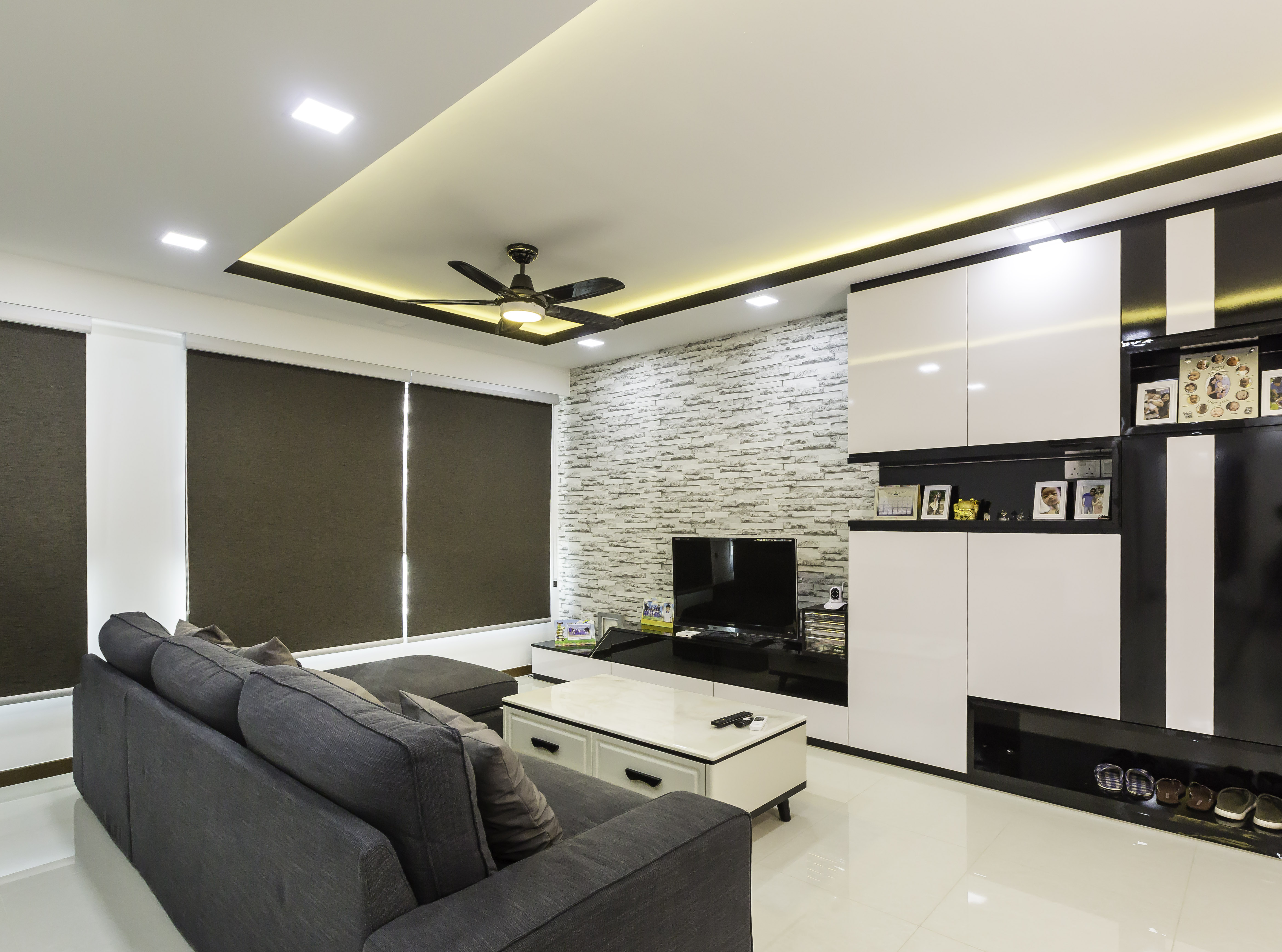 Classical, Modern Design - Living Room - HDB 5 Room - Design by MJS Interior Pte Ltd