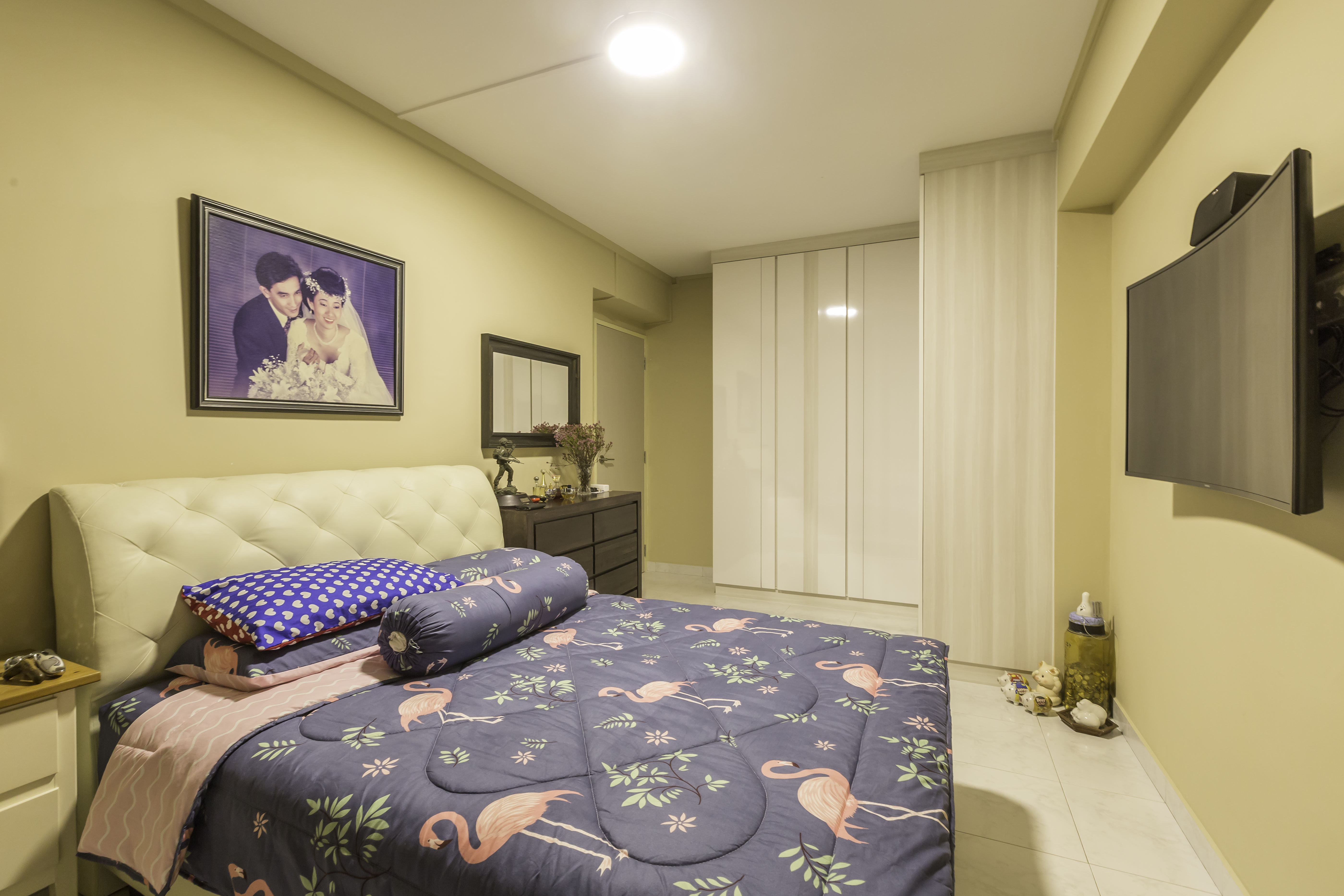 Modern Design - Bedroom - HDB 5 Room - Design by MJS Interior Pte Ltd