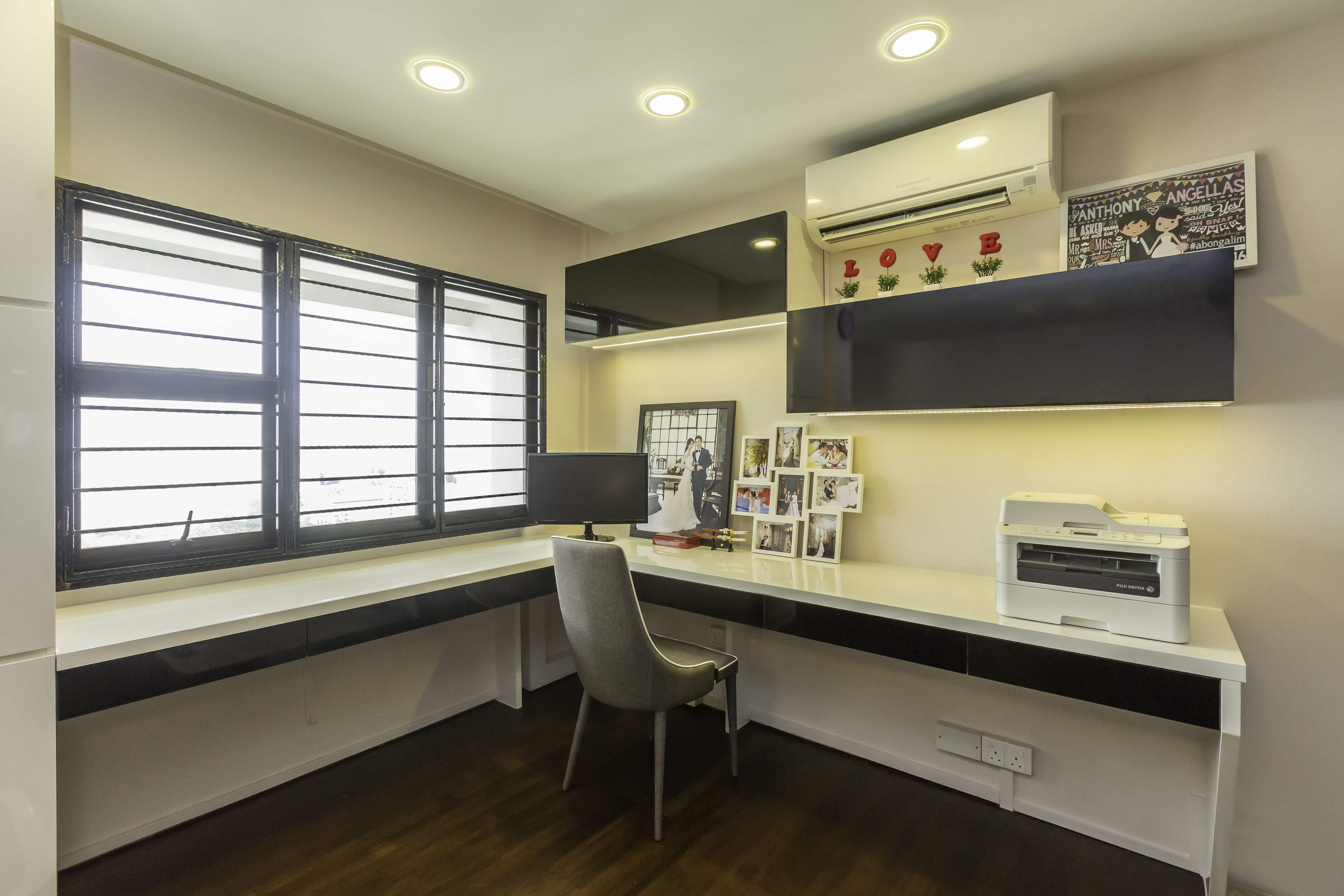 Classical, Modern Design - Study Room - HDB 5 Room - Design by MJS Interior Pte Ltd