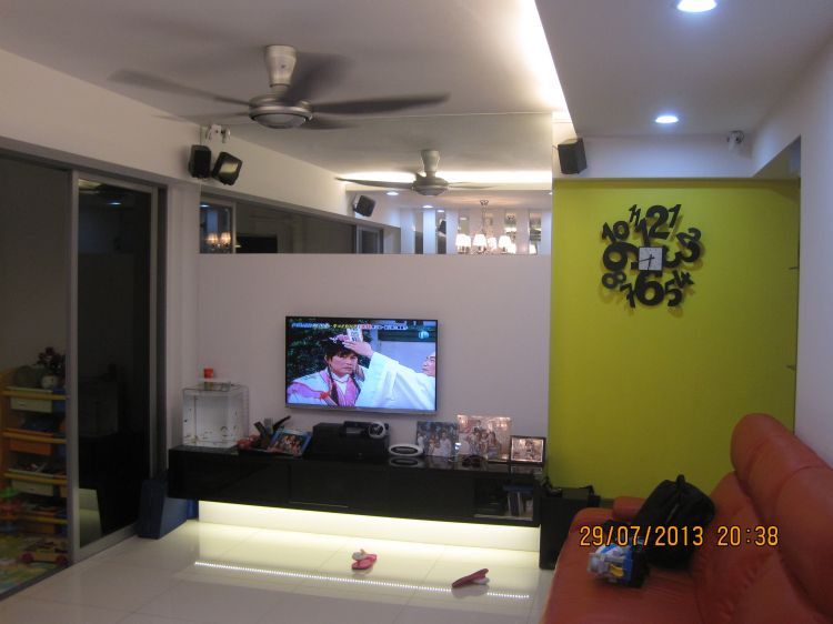 Contemporary, Modern Design - Living Room - HDB 5 Room - Design by Modern Home Interior Design