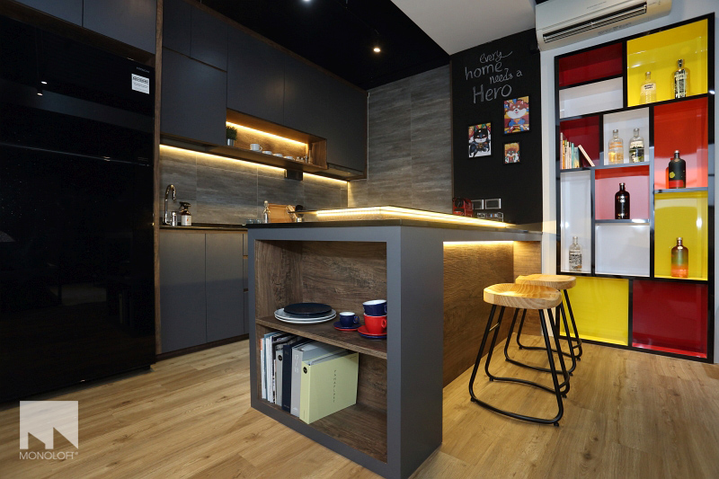 Industrial, Scandinavian Design - Kitchen - Office - Design by MONOLOFT